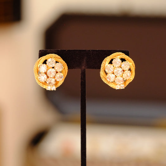 Hattie Carnegie Rope Earrings