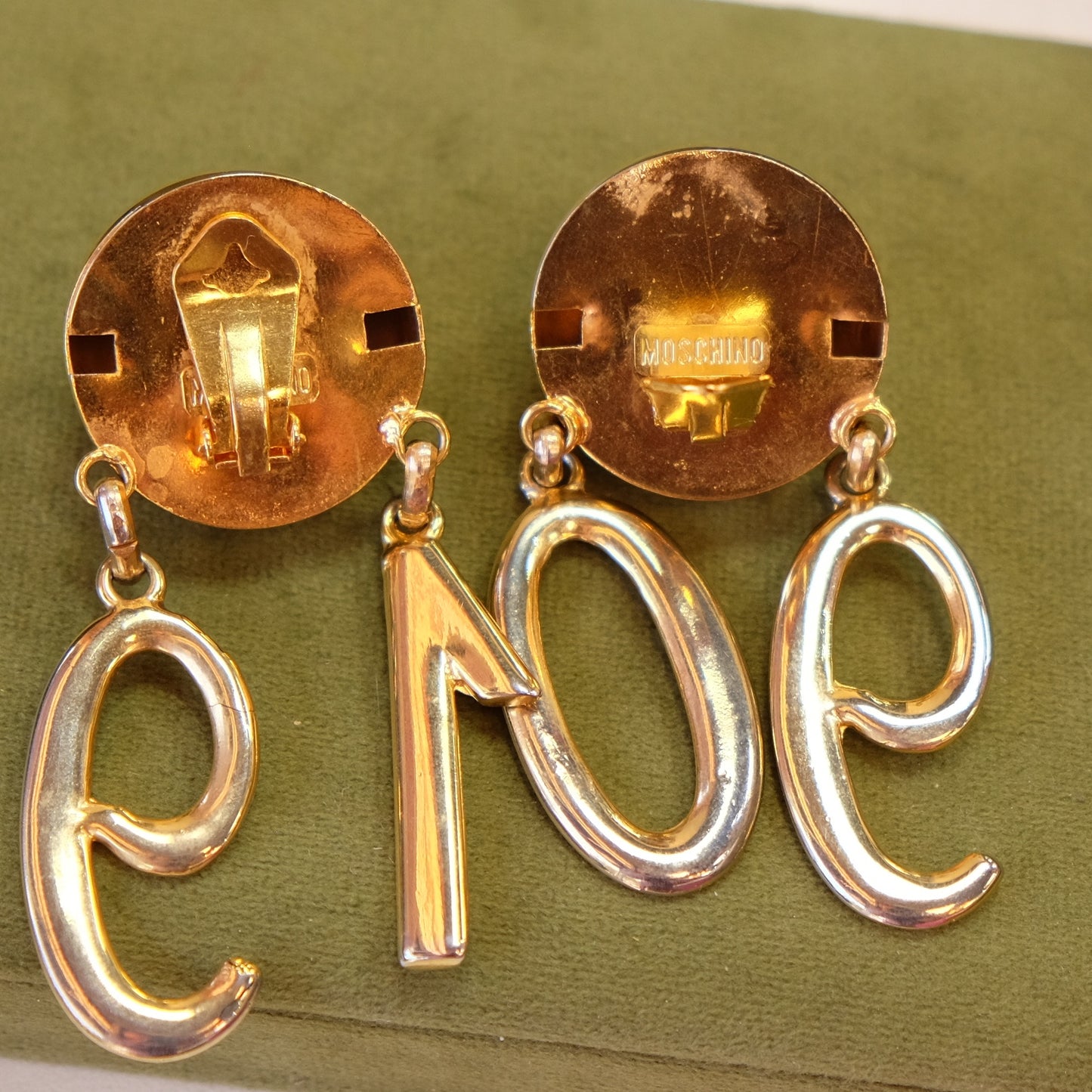 Collectible 1990 Moschino Earrings