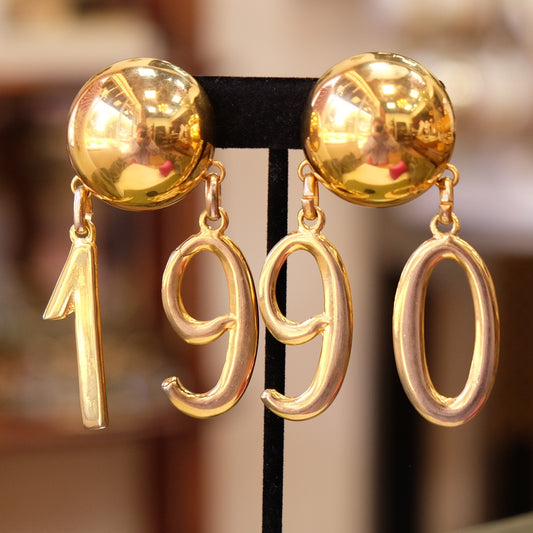 Collectible 1990 Moschino Earrings