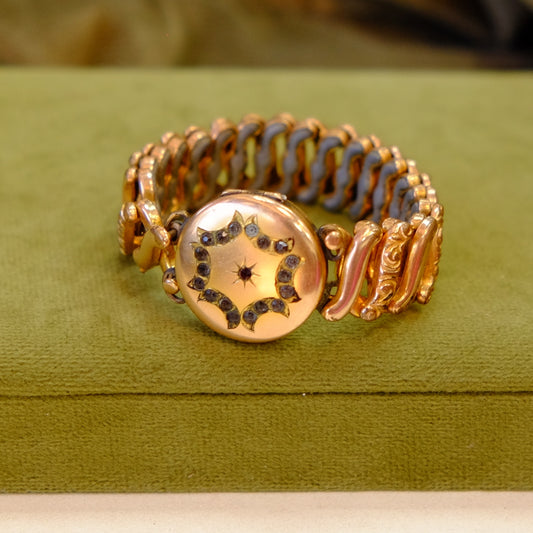 Sweetheart Bracelet with paste and locket