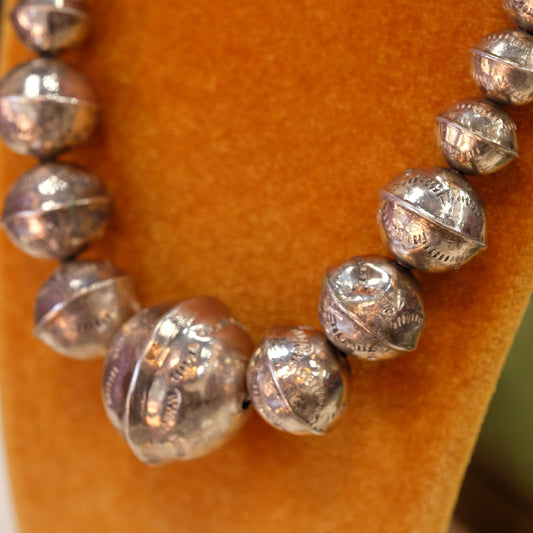 Genuine Navajo Pearl Graduated Necklace