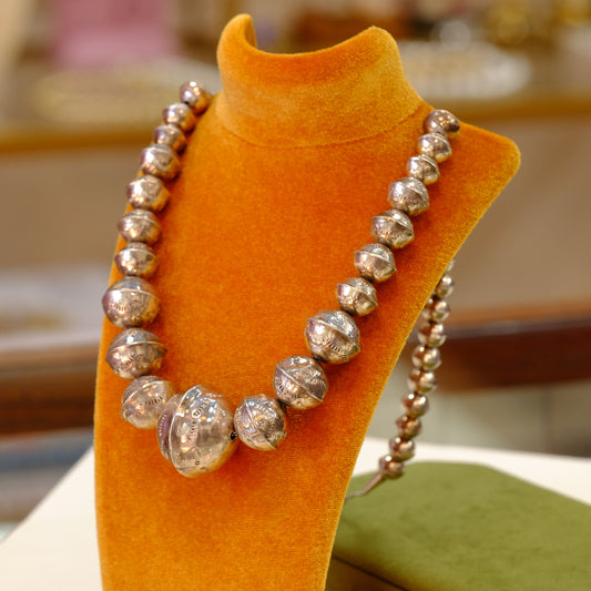 Genuine Navajo Pearl Graduated Necklace