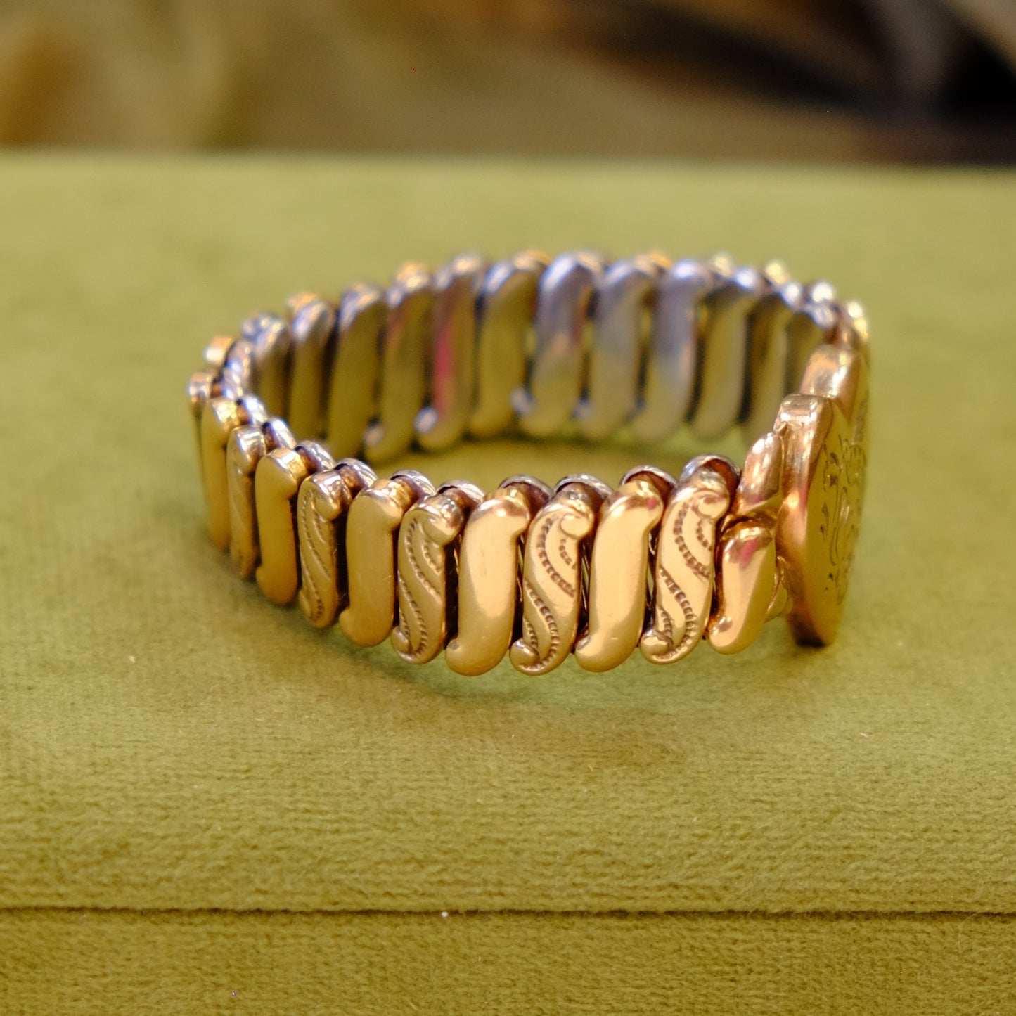 Sweetheart Bracelet with Accented heart and Bird engraving
