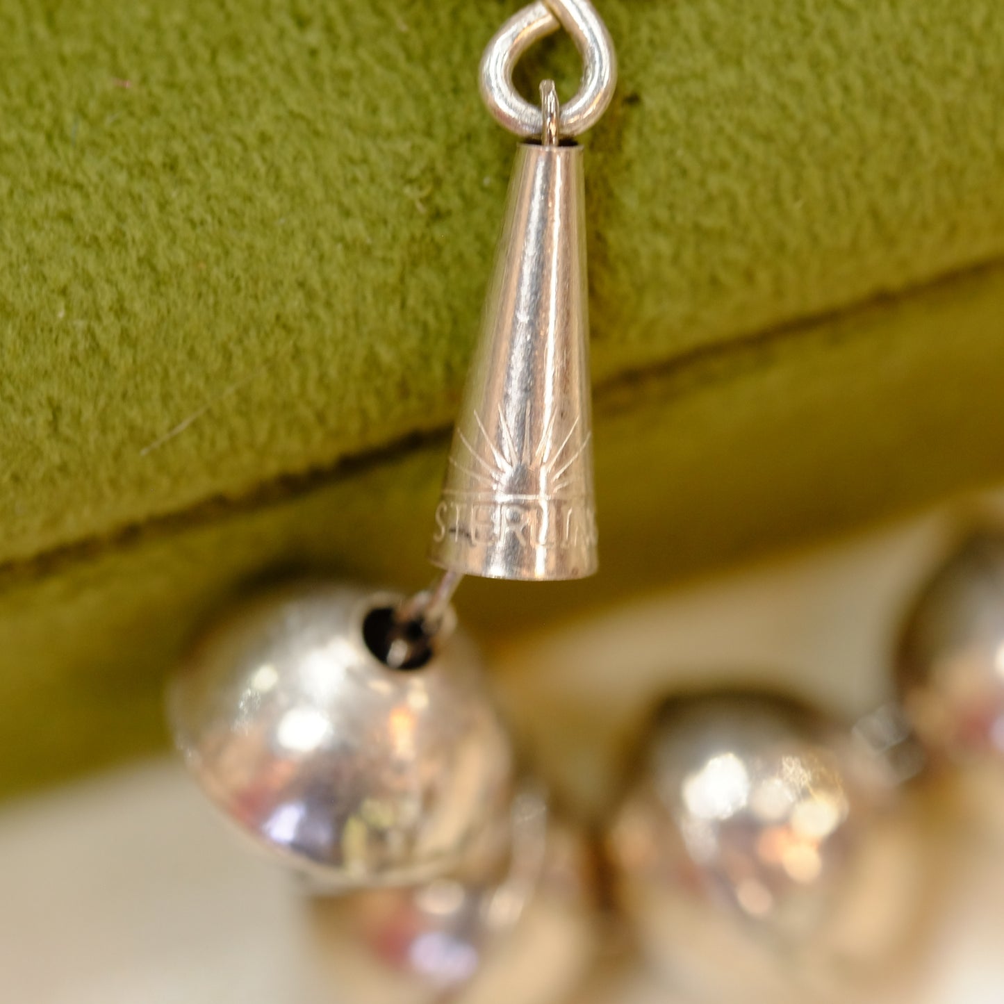 Genuine Navajo Pearl Graduated Necklace