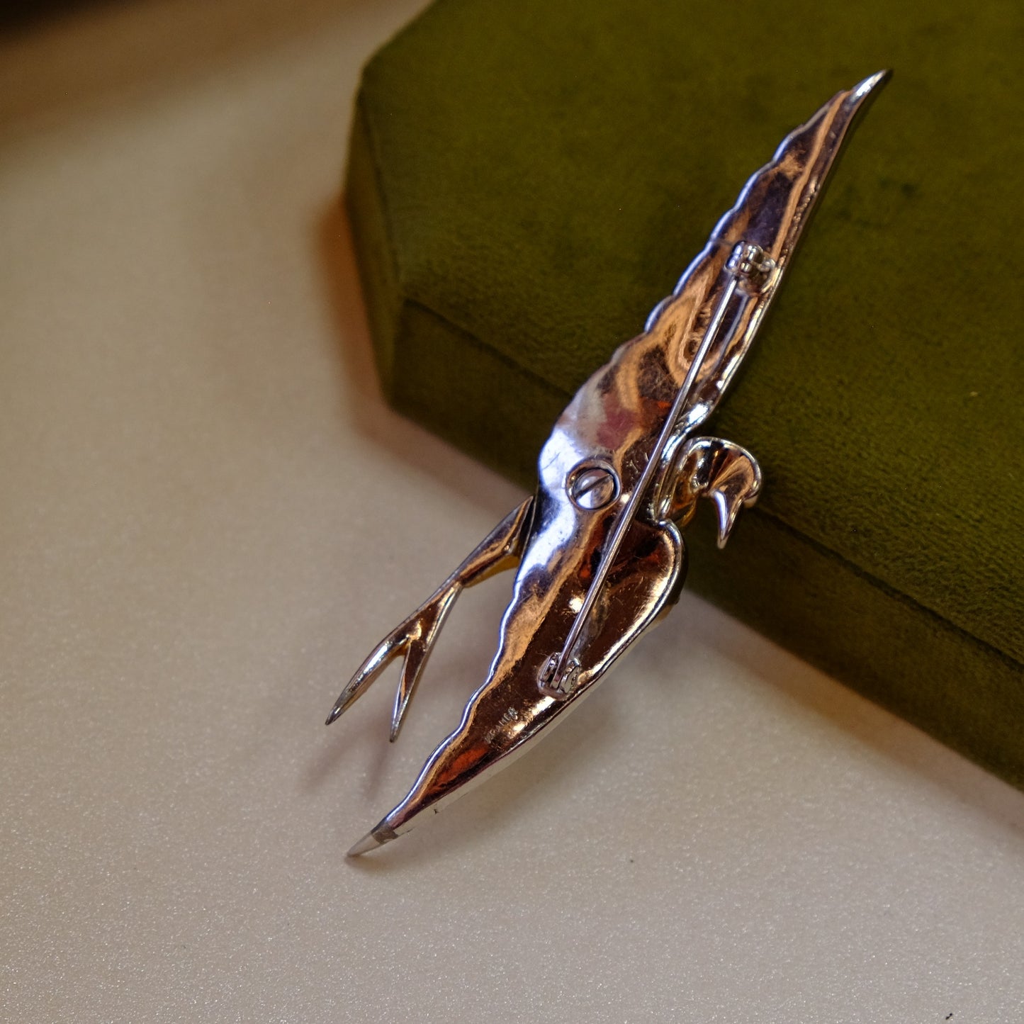 Vintage Kramer Swallow Bird Brooch