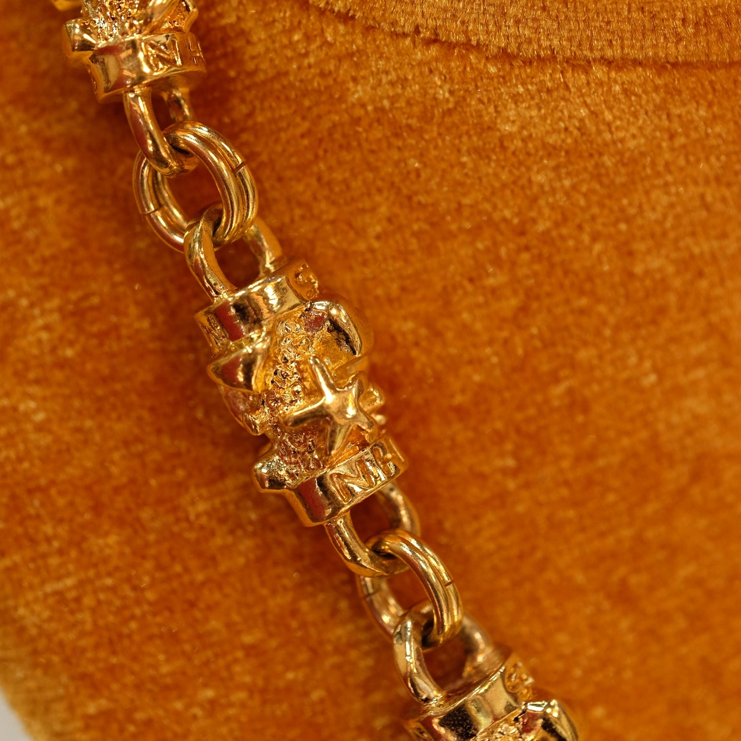 Vintage St. John Link Necklace 1990s