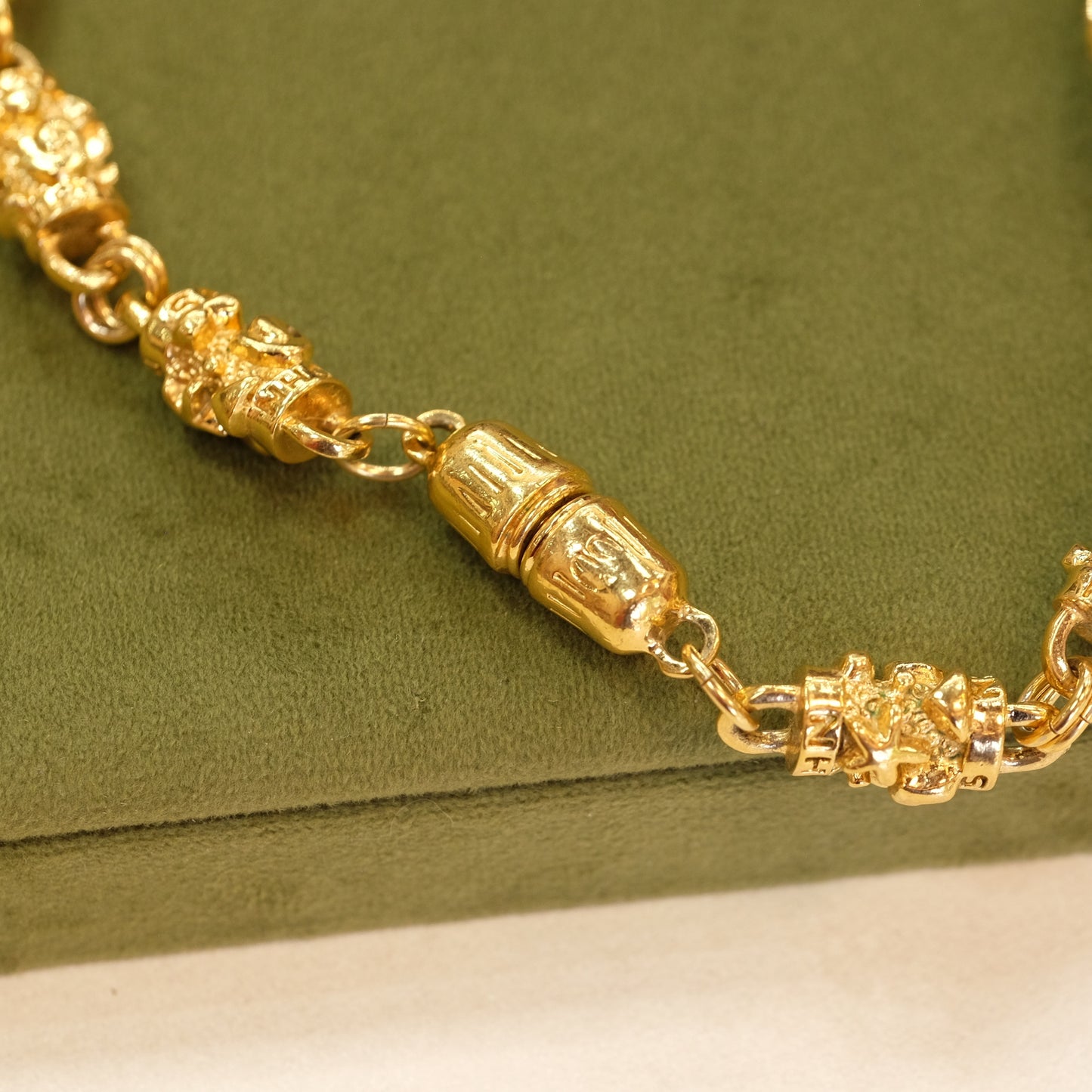 Vintage St. John Link Necklace 1990s