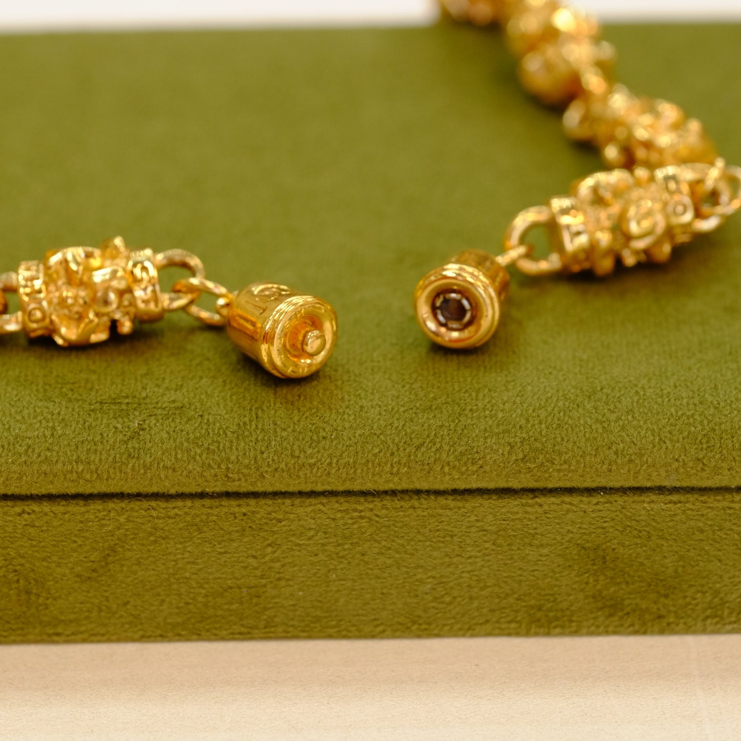 Vintage St. John Link Necklace 1990s
