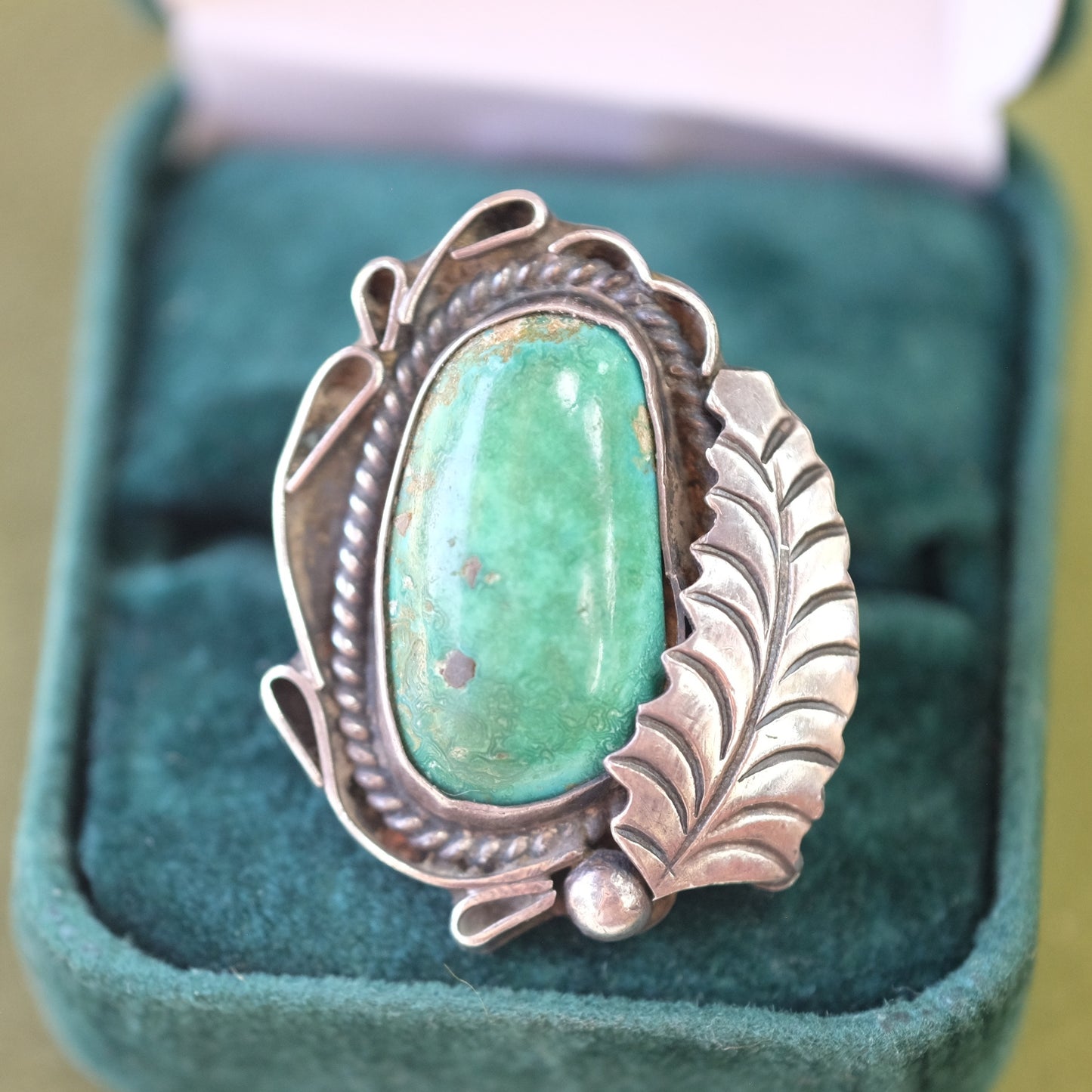 Vintage Silver Turquoise Ring