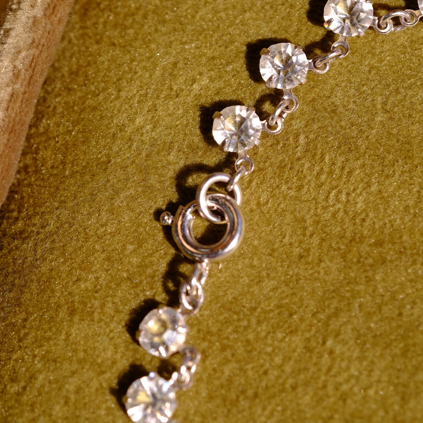 Art Deco Paste Dangle Necklace
