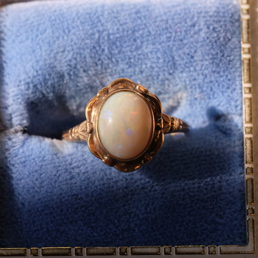 10K Gold Opal Ring