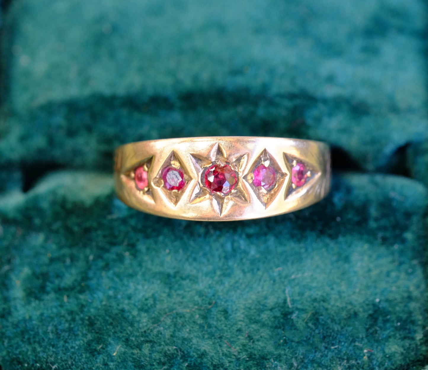 10k Ruby Gypsy Ring