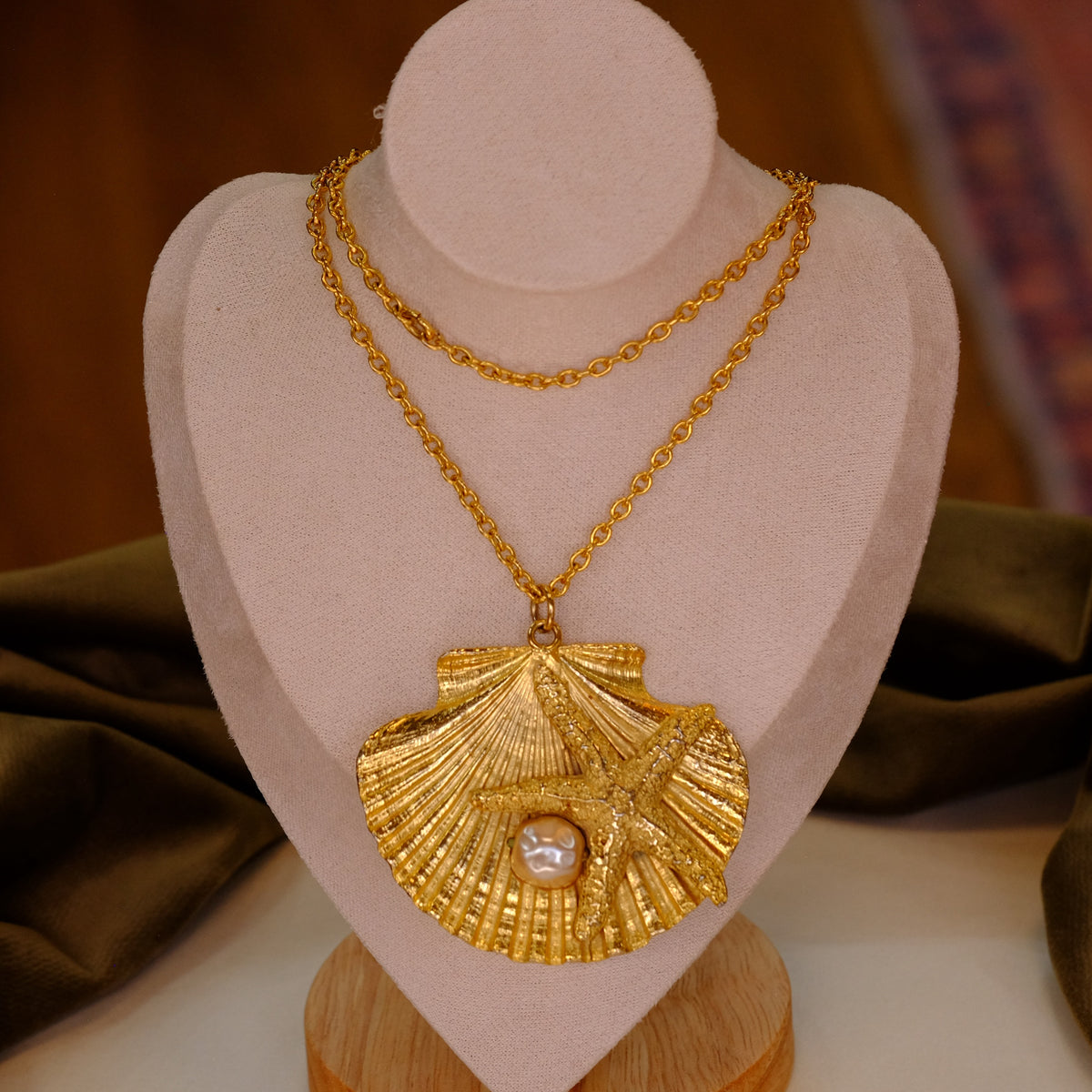 Malcolm Morris Shell Necklace 1980s