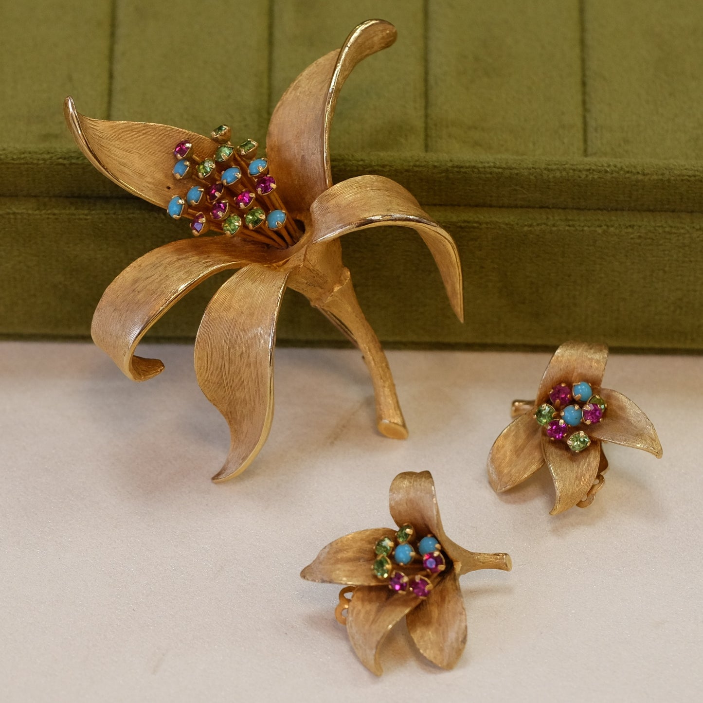 Pastelli Gold Tone Set 1960s