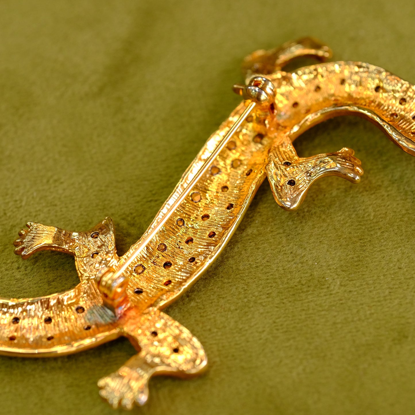 Large Salamander Brooch