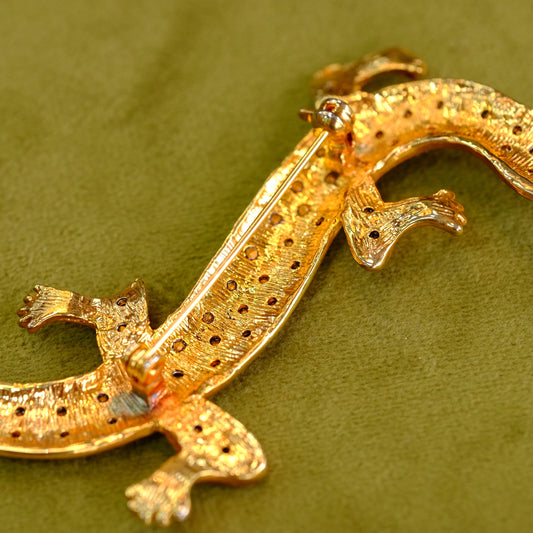Large Salamander Brooch