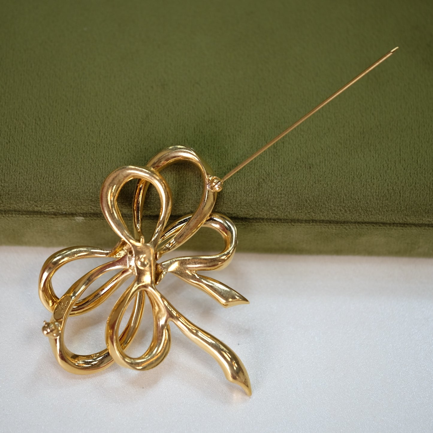 Vintage Kenneth Jay Lane for Avon Bow Brooch 1990s