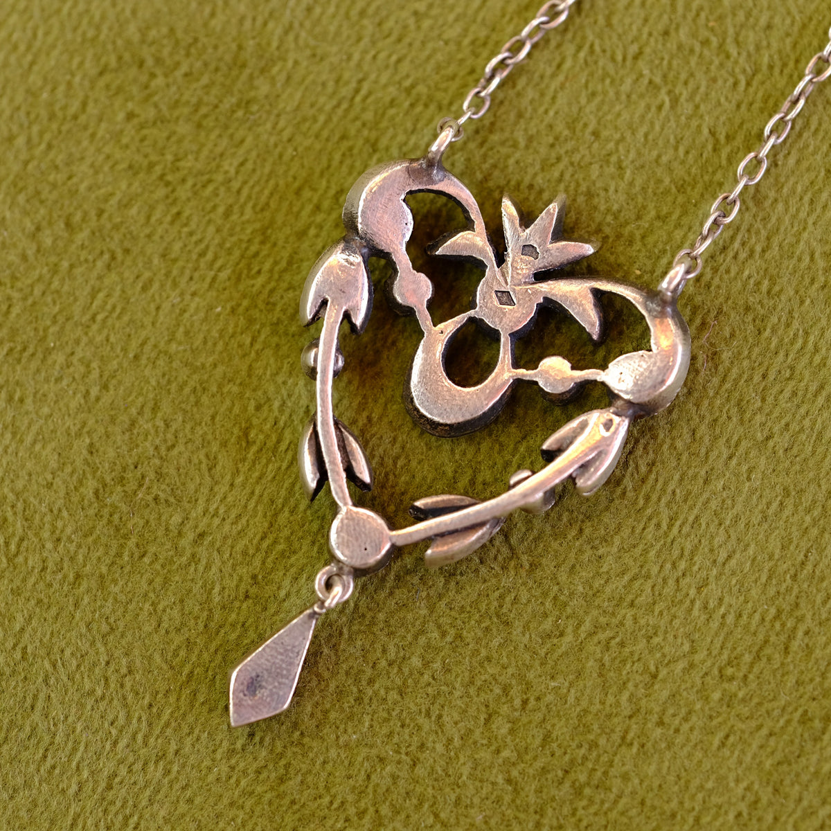 Vintage Paste Silver Articulate Necklace