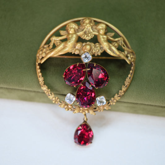 Joseff of Hollywood Statement Brooch 1940s