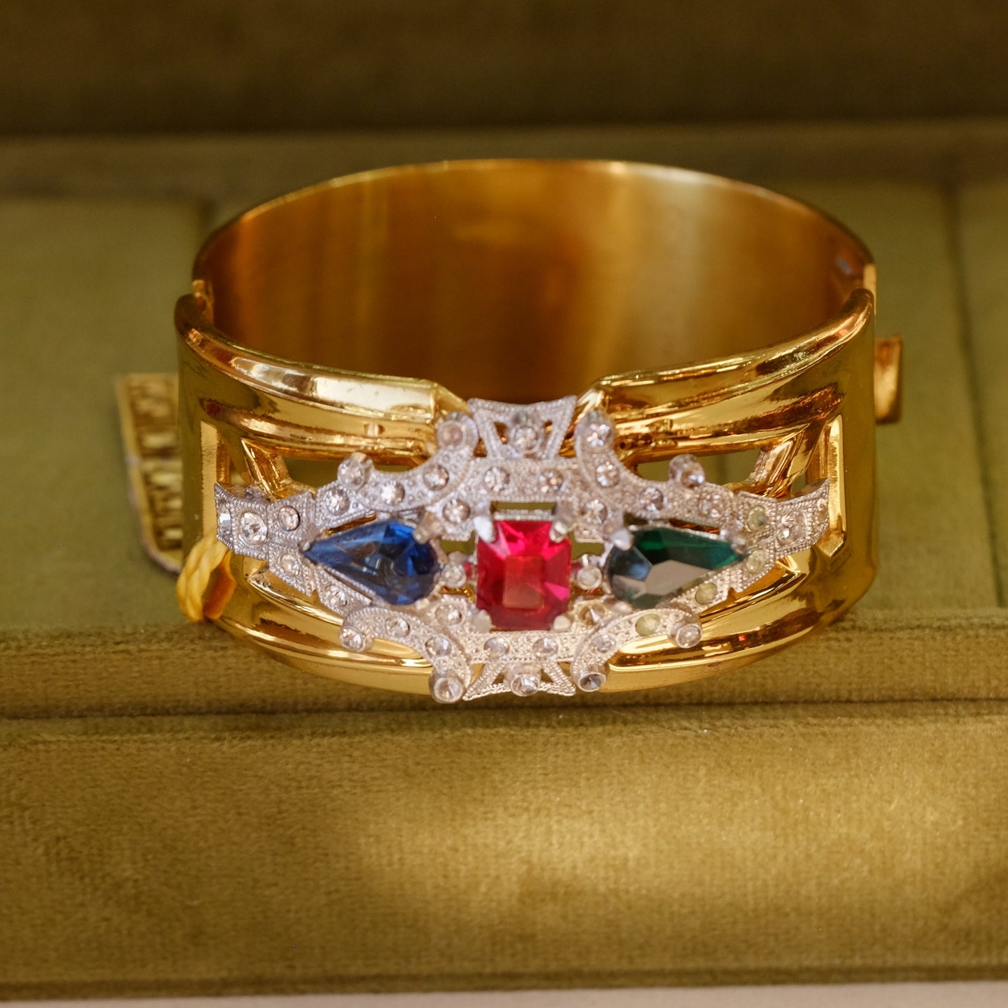 McClelland Barclay Gem Color Bracelet Cuff 1940s