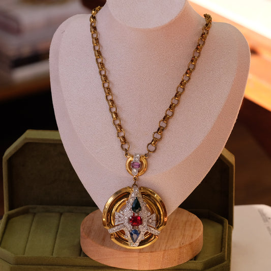 McClelland Barclay Gem Tone Necklace 1940s