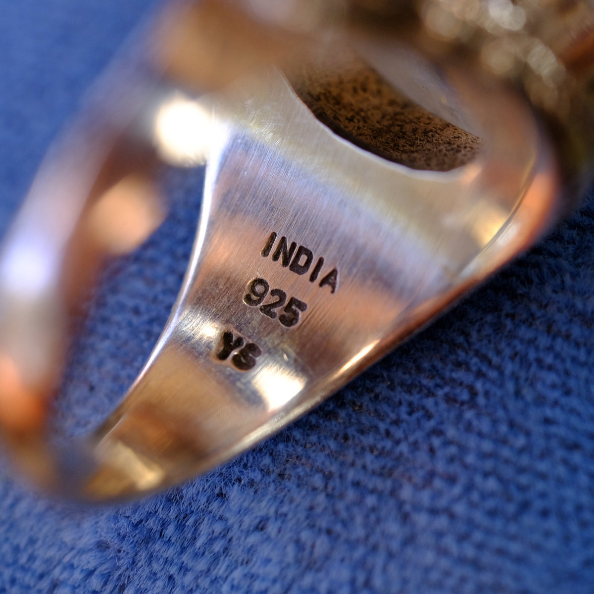 Silver Moonstone Ring