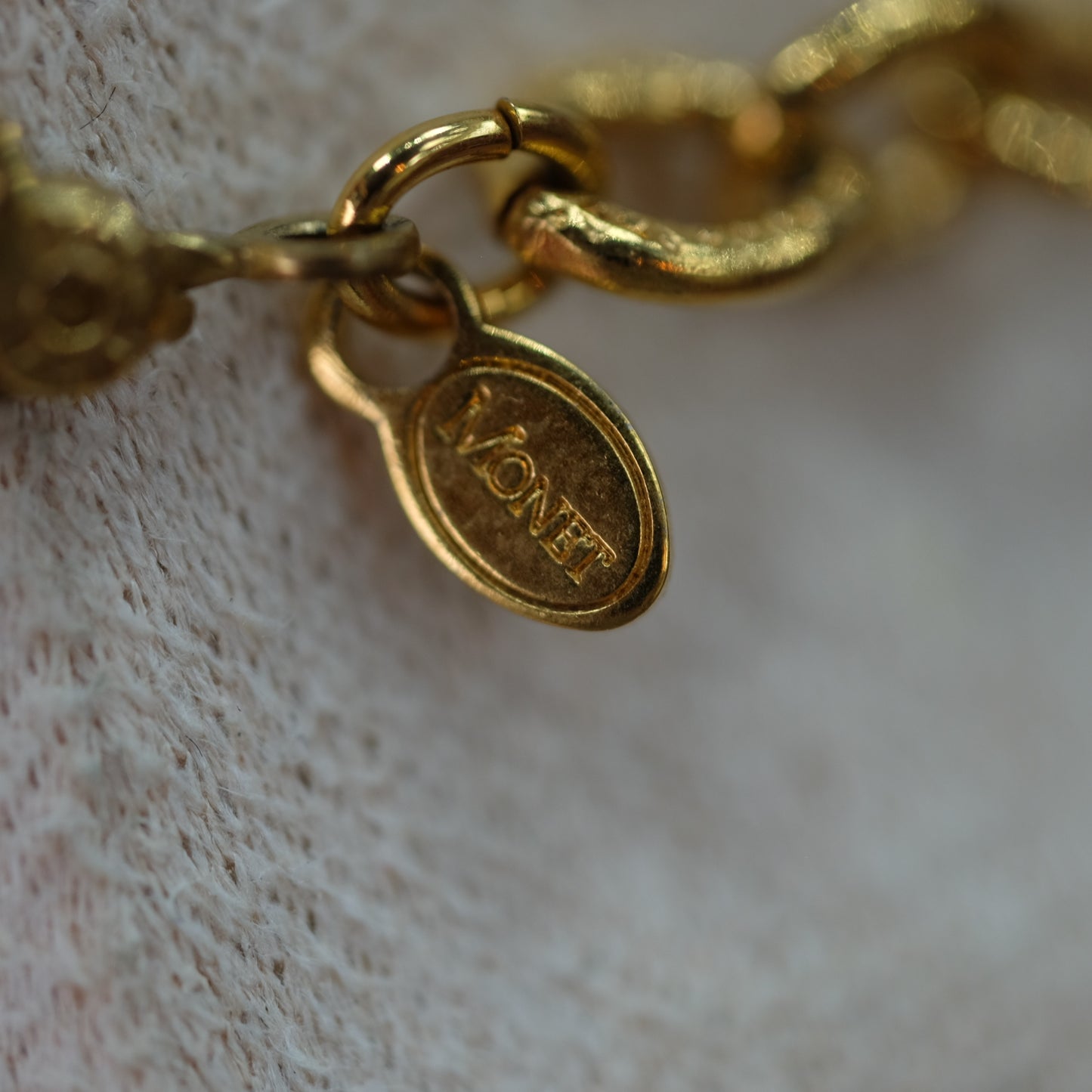 Vintage Monet Designer Necklace 1980s