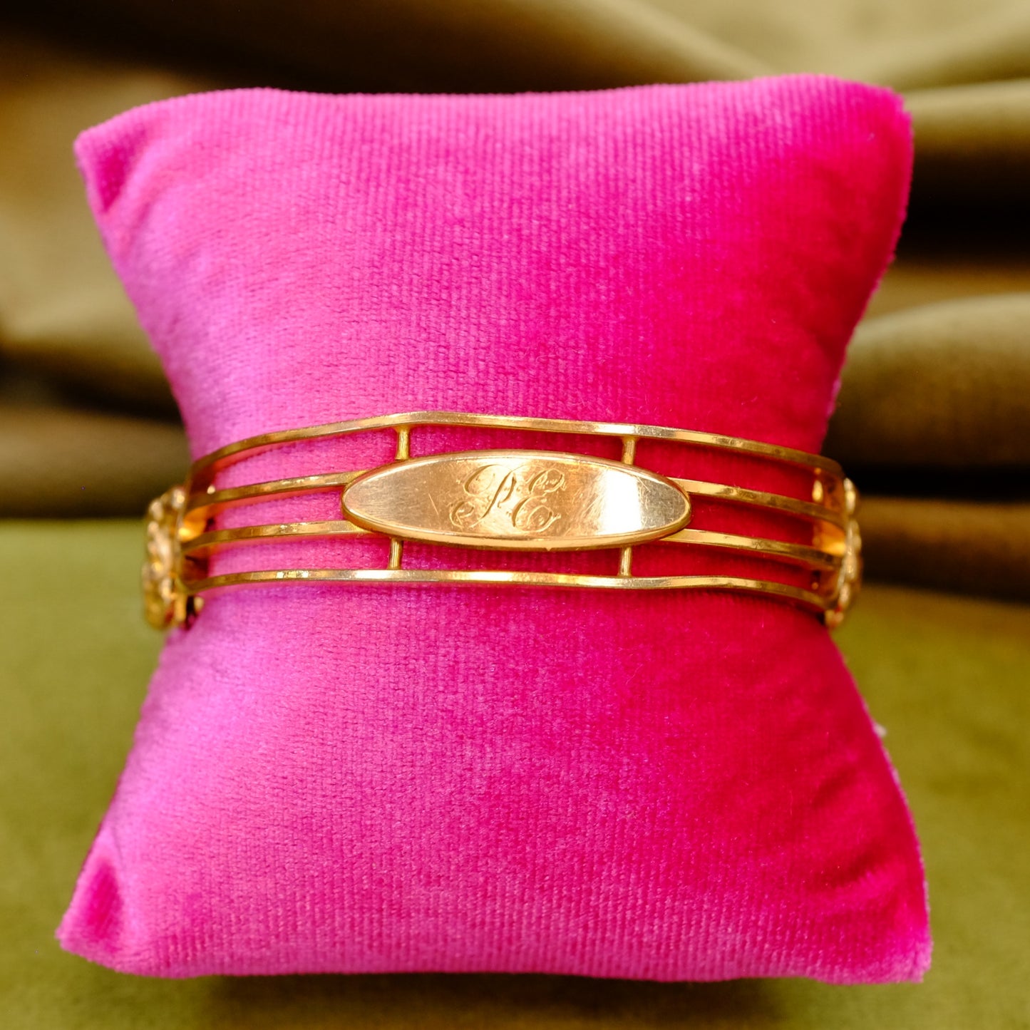 Sweetheart bracelet with initials