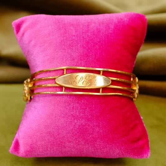 Sweetheart bracelet with initials