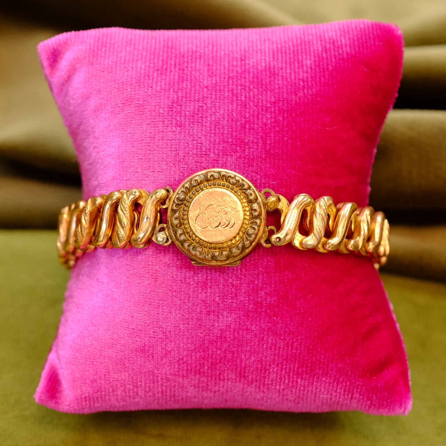 Sweetheart Bracelet with Locket Engraved