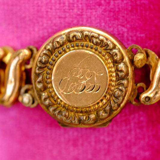 Sweetheart Bracelet with Locket Engraved