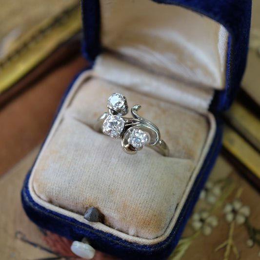 18K White Gold 1.04 ct Diamond Ring