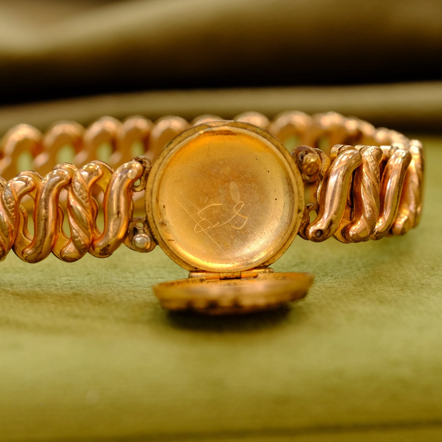 Sweetheart Bracelet with Locket Engraved