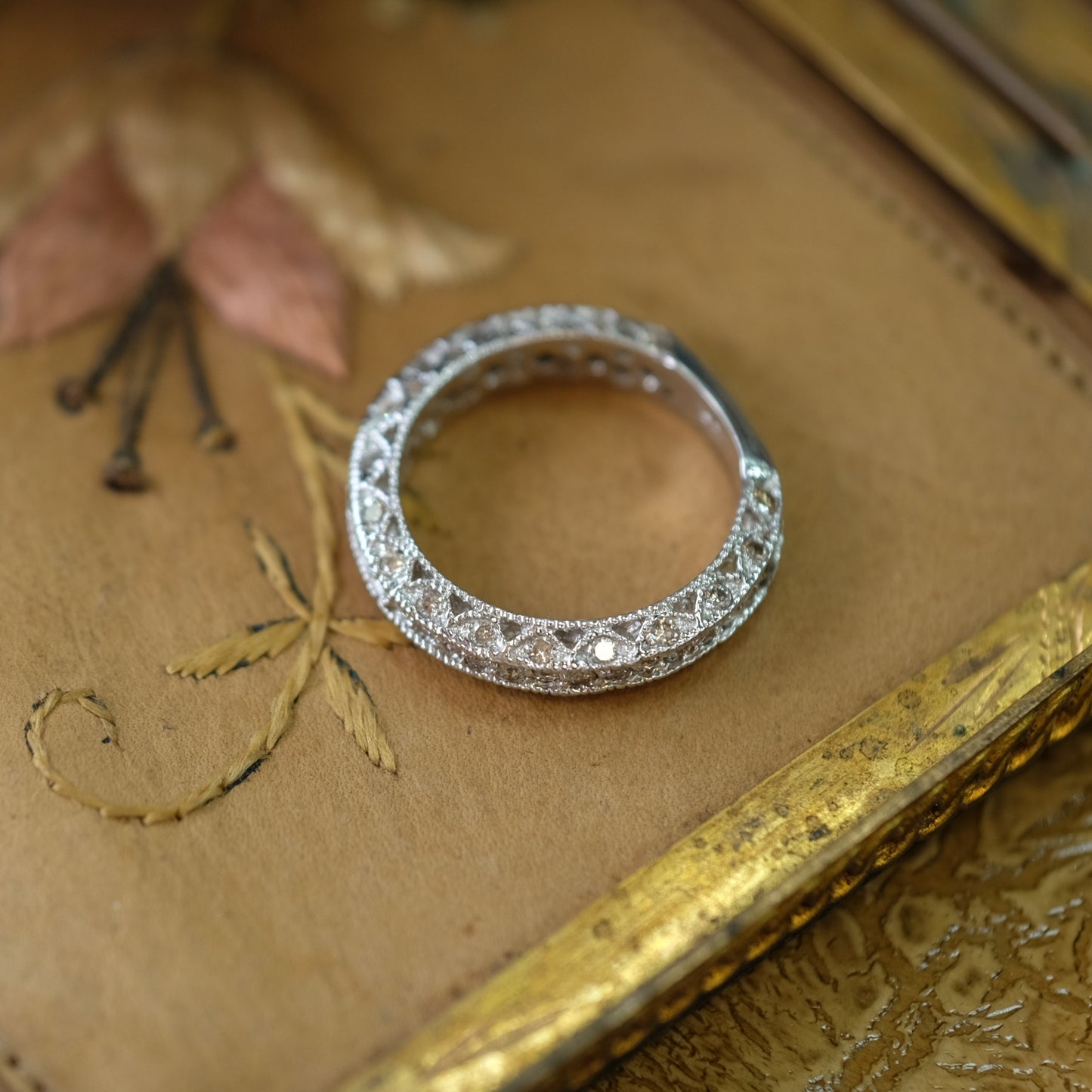 Antique Filigree Art Deco Diamond Ring