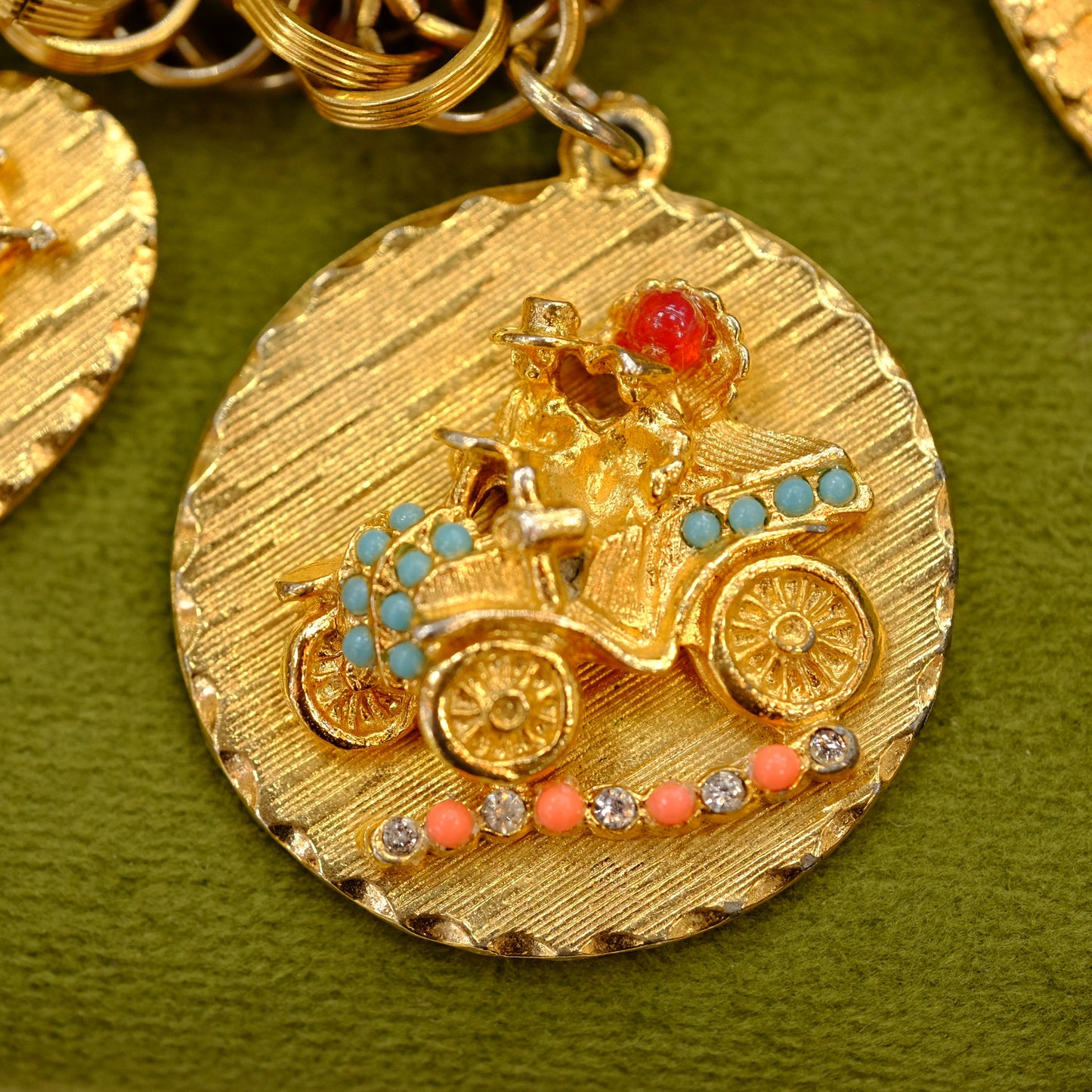 Charm Bracelet with Scenes 1970s