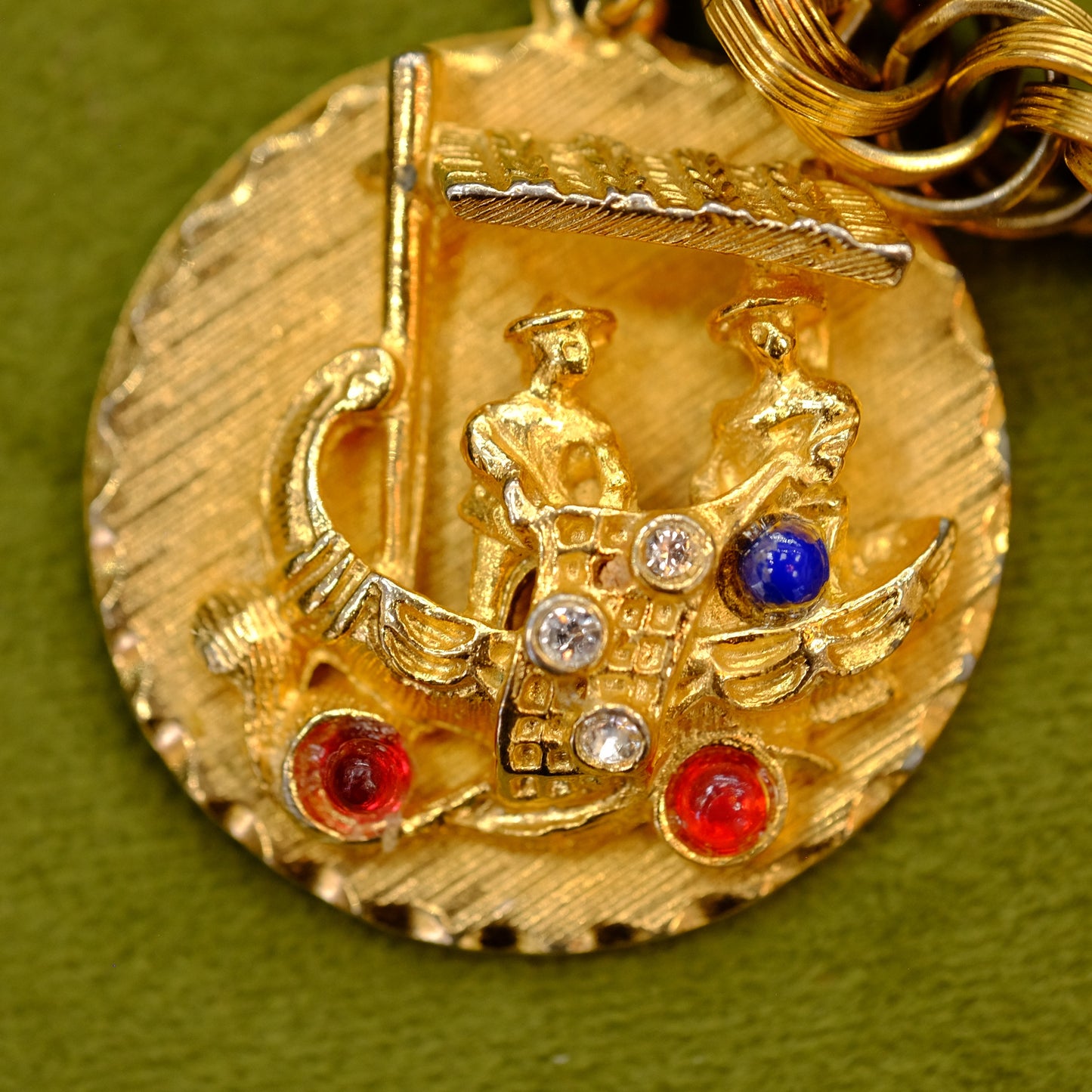 Charm Bracelet with Scenes 1970s