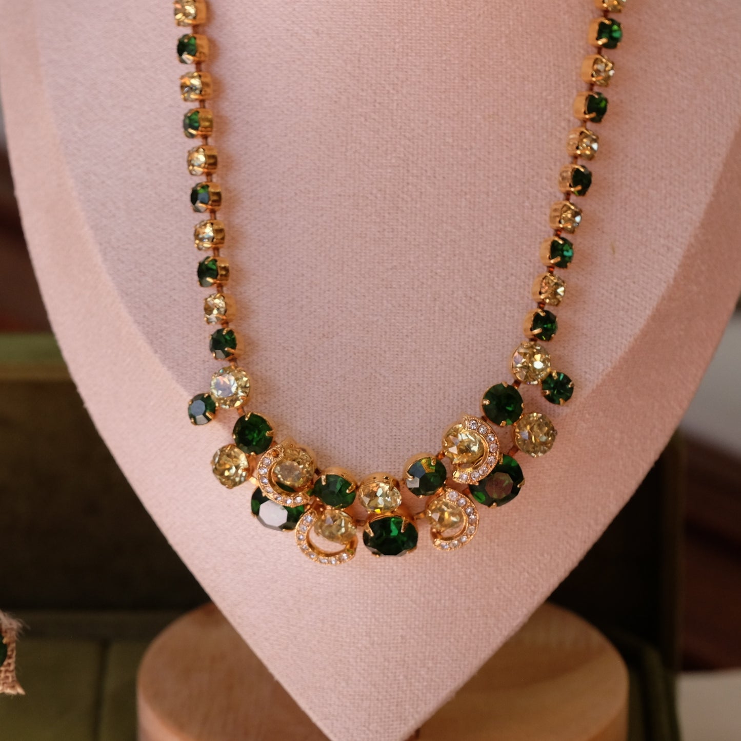 Eisenberg Ice Necklace, Bracelet and Earrings Set 1950s