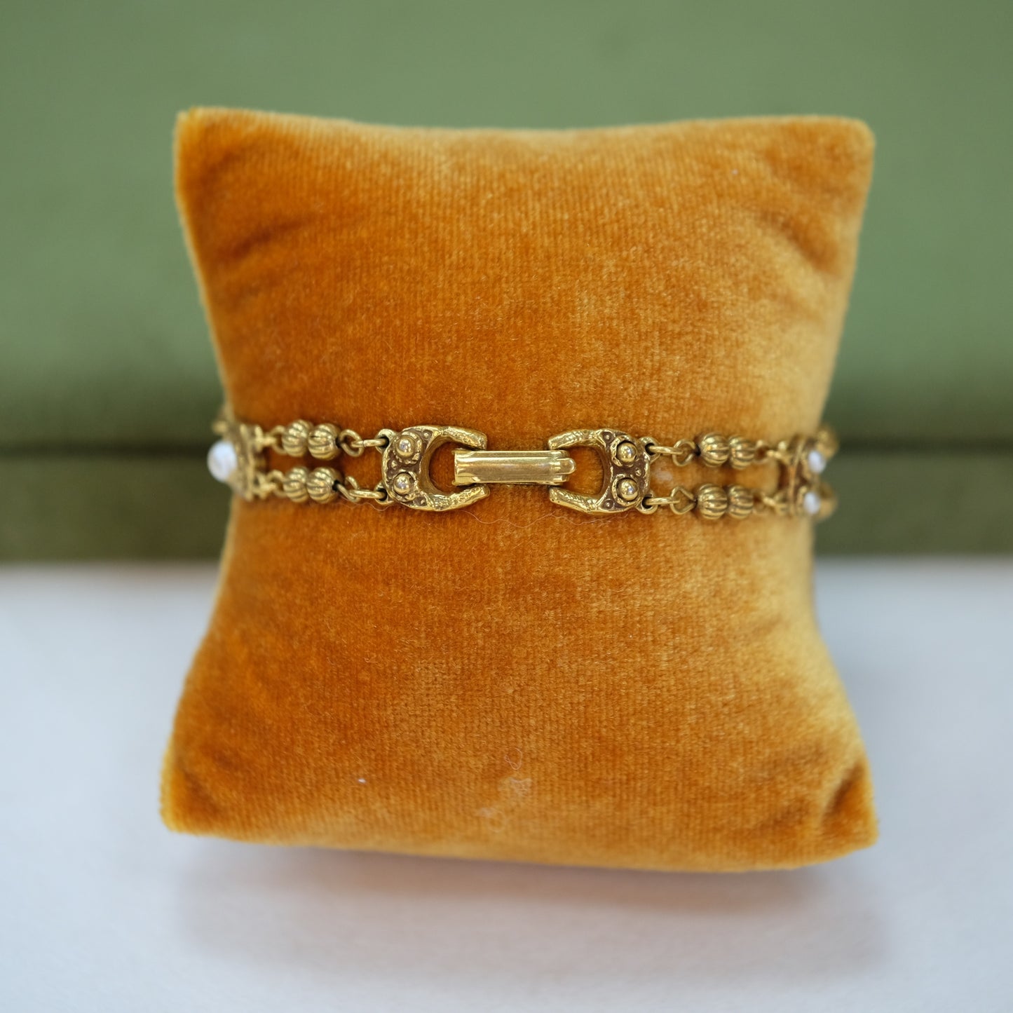 Vintage Victorian Revival Bracelet 1970s