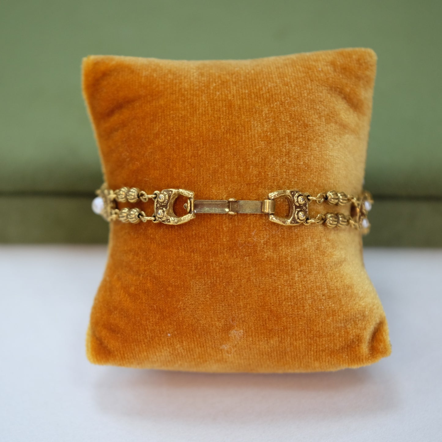 Vintage Victorian Revival Bracelet 1970s