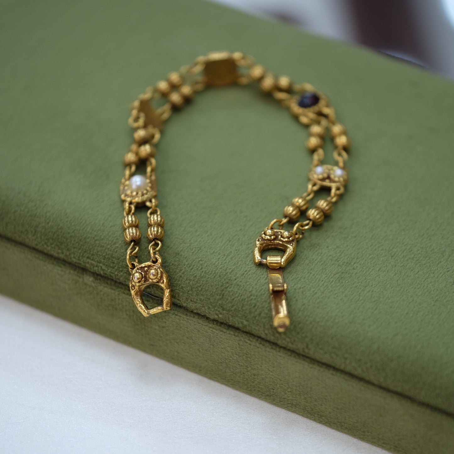 Vintage Victorian Revival Bracelet 1970s