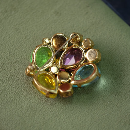 Vintage Spring Color Brooch 1960s