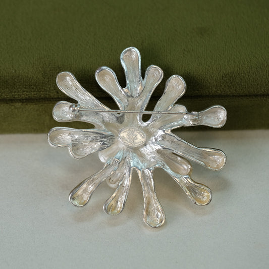 Vintage Christian Lacroix Anemone Brooch 1990s