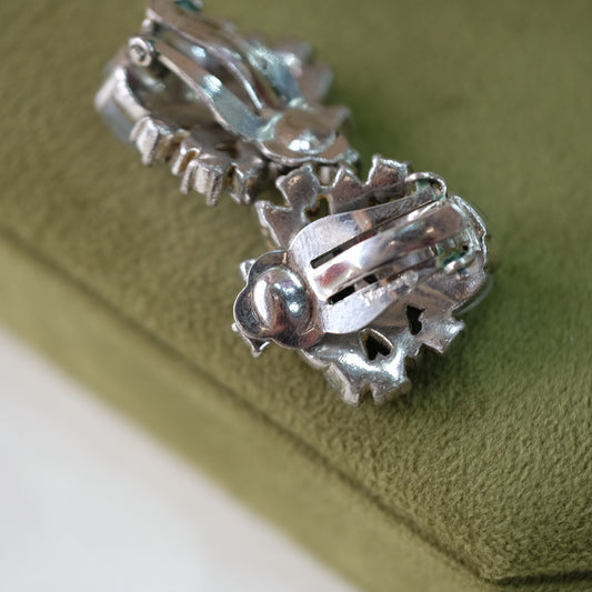 Trifari Millefiori Earrings 1950s