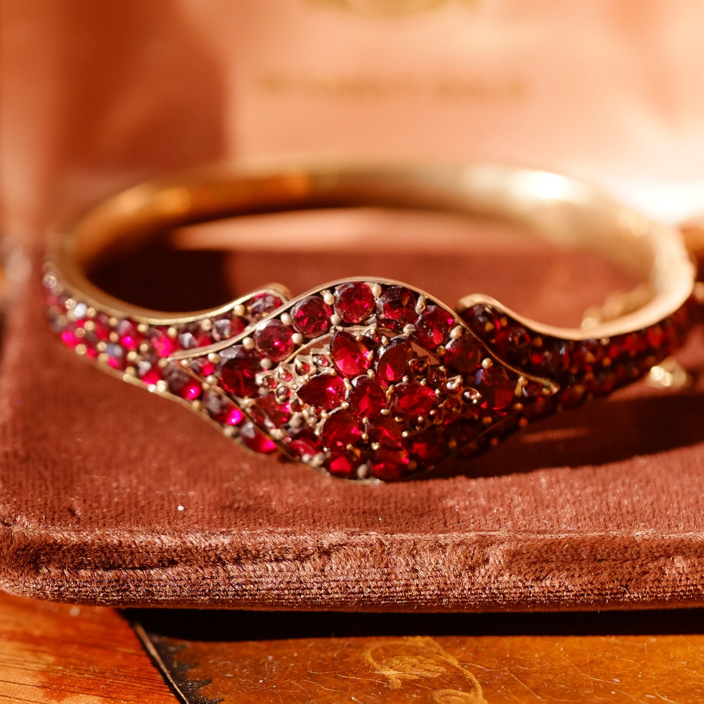 Antique Victorian Garnet Bracelet