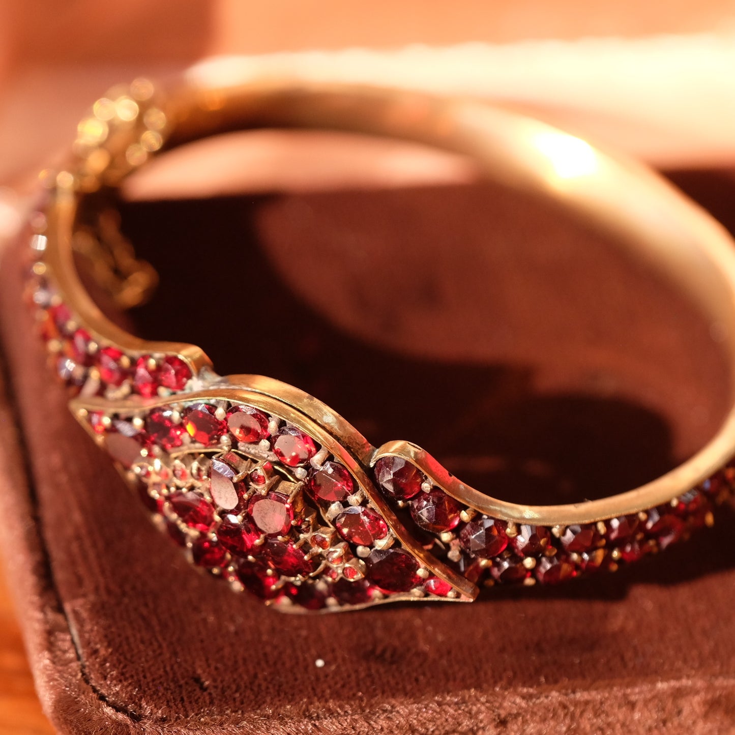 Antique Victorian Garnet Bracelet