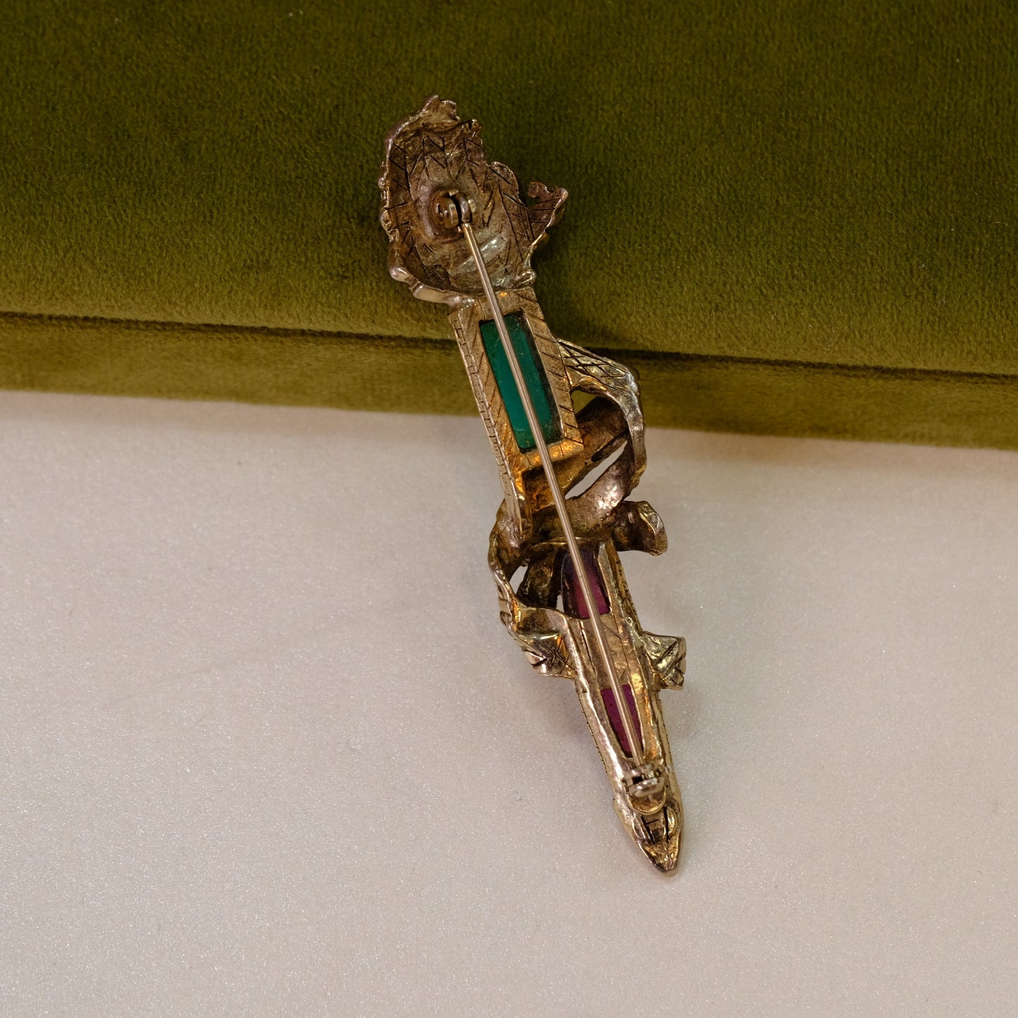 Vintage Celtic Sword Brooch 1980s