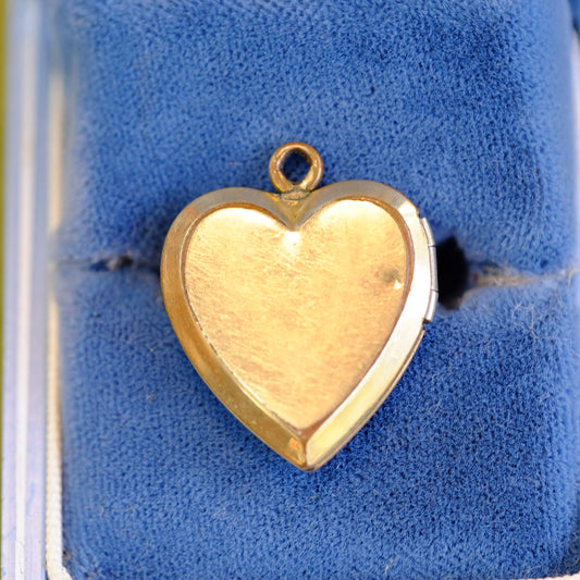 Heart Locket with Etchings