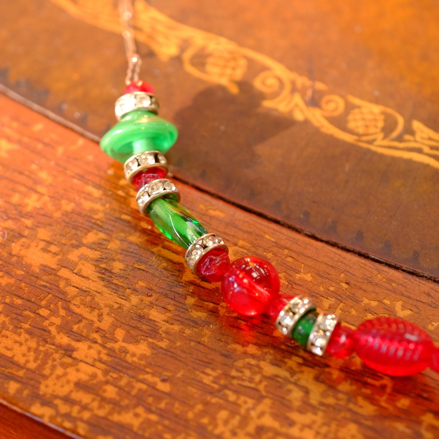 Vintage Czech Glass Necklace 1920s