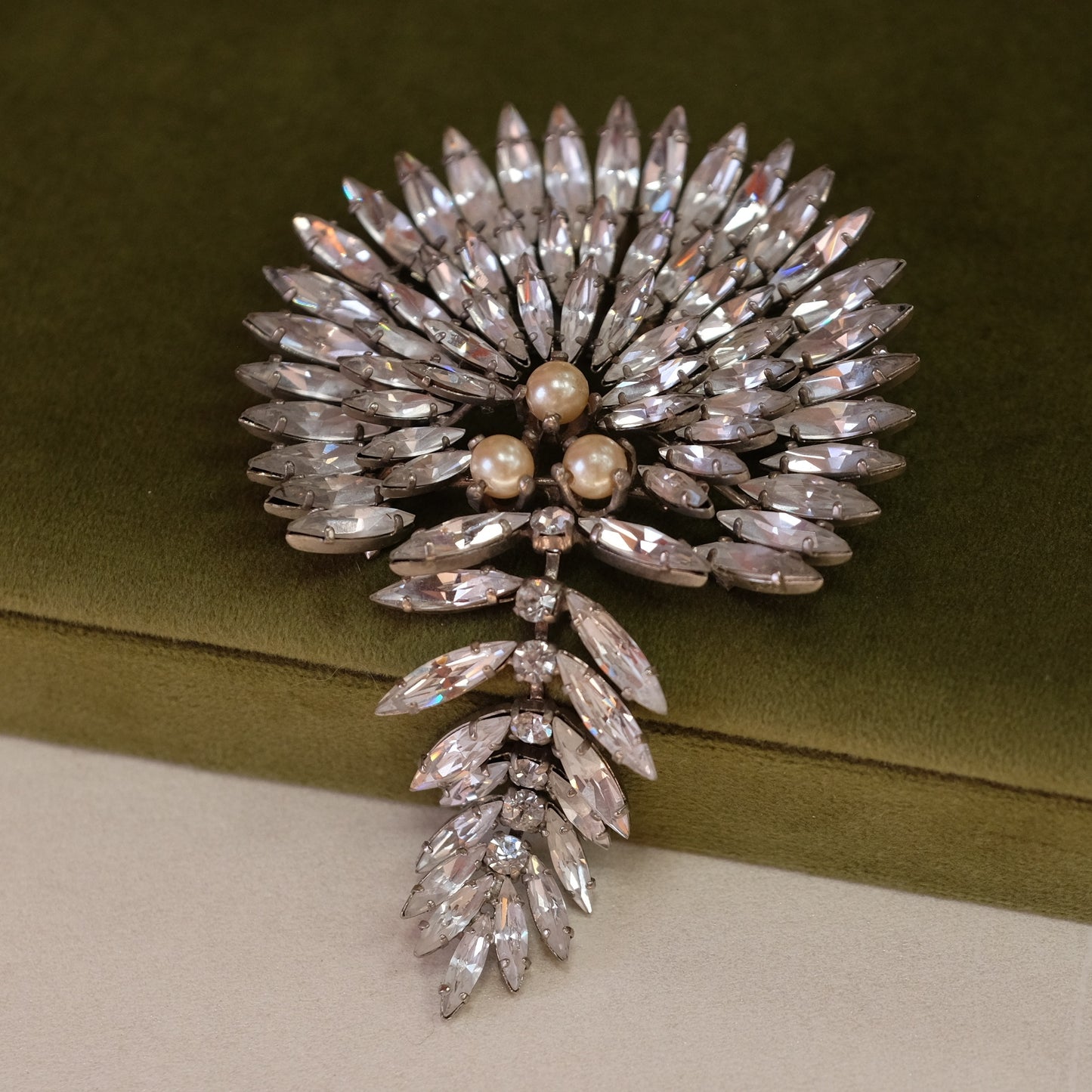 Roger Jean Pierre Cascade Brooch 1950s