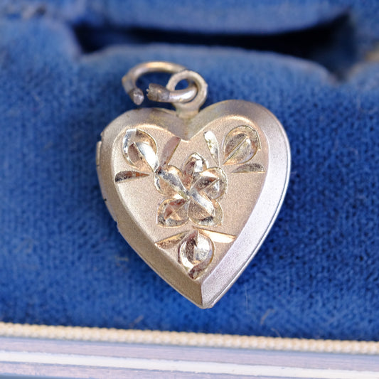 Small Silver Heart Locket